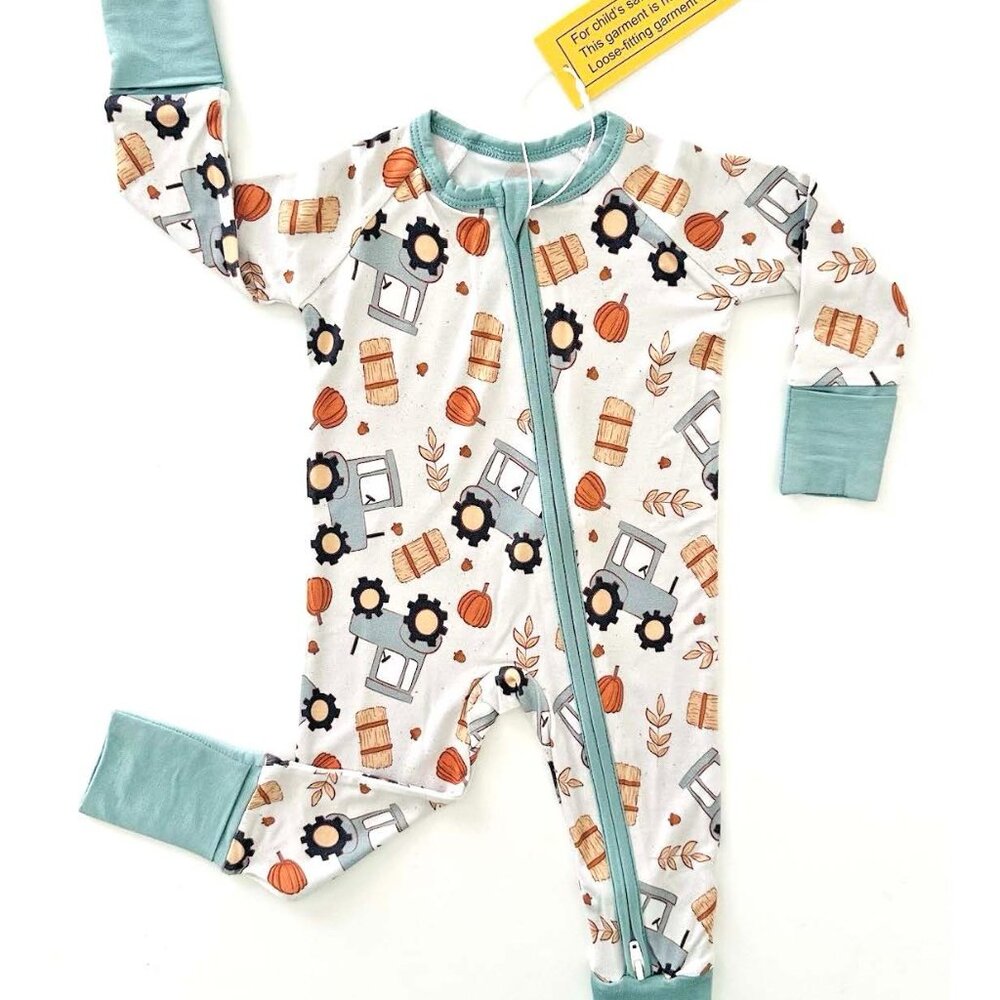 NWT Fall Print Bamboo PJs Baby/Toddler